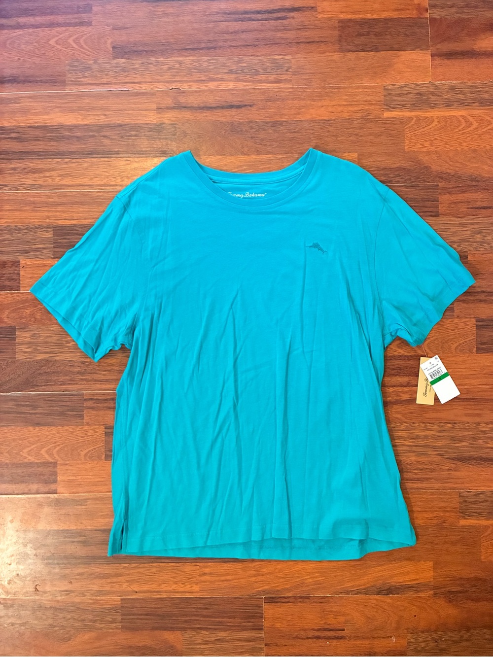 Men’s Tommy Bahama Women's Teal Short-Sleeve Crewneck T-Shirt